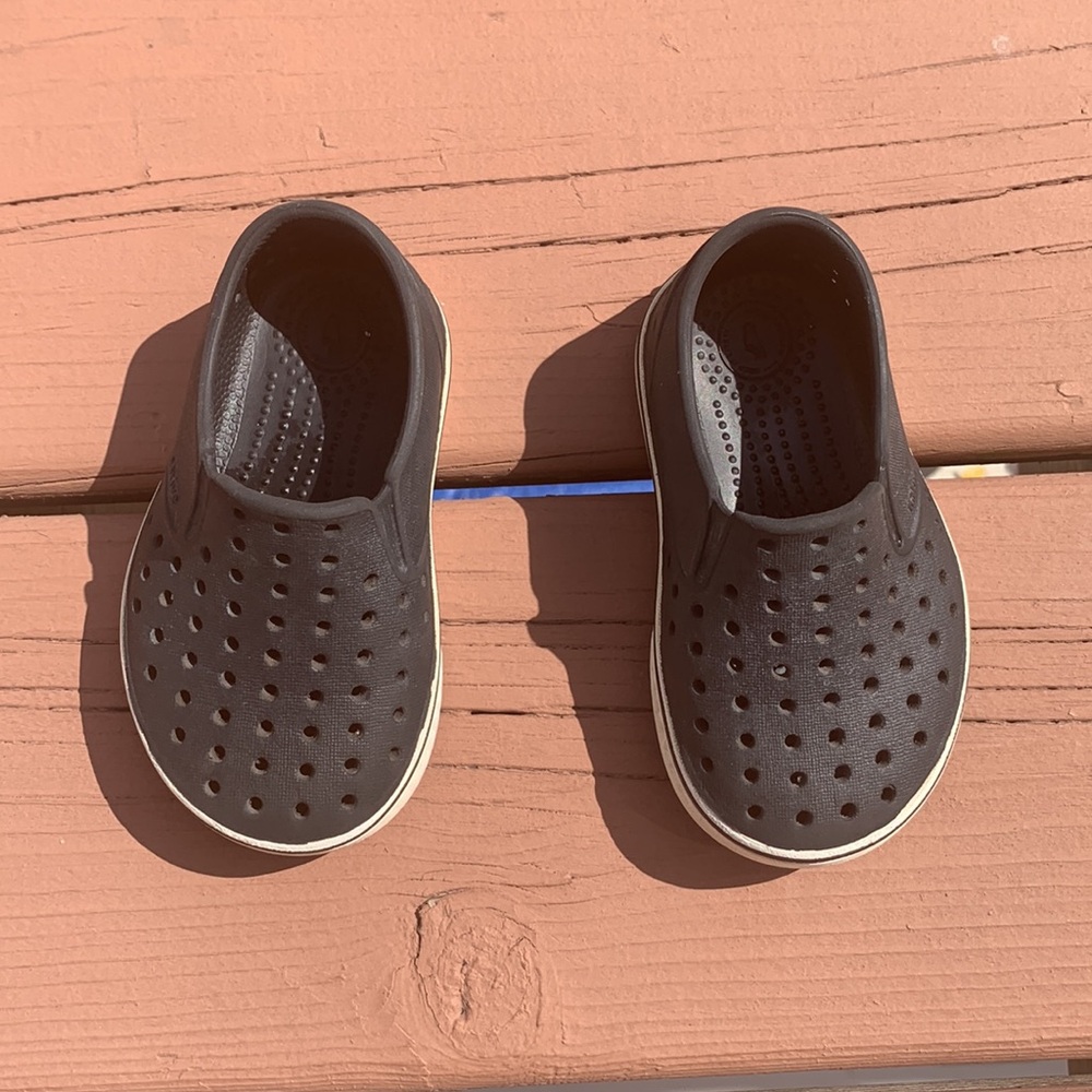 Kids Black Slip-On Shoes